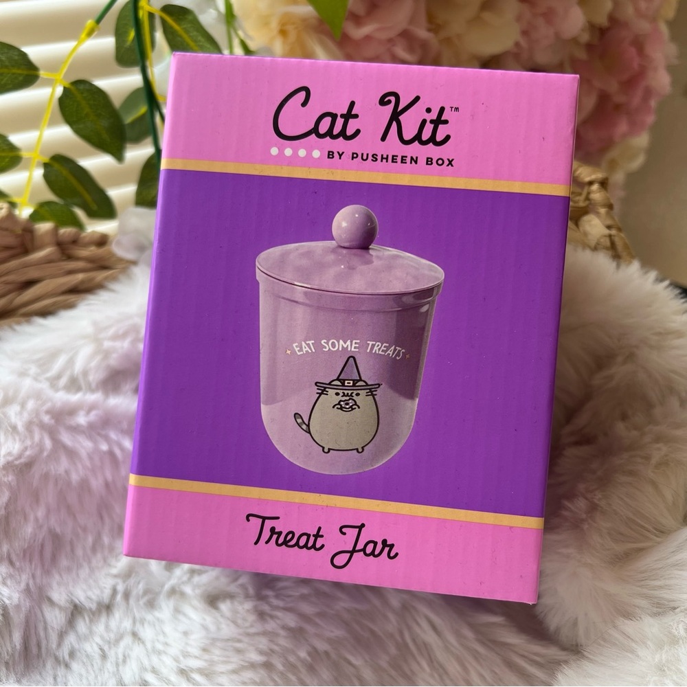 ✨NIB✨ Pusheen Purple Cat Treat Jar